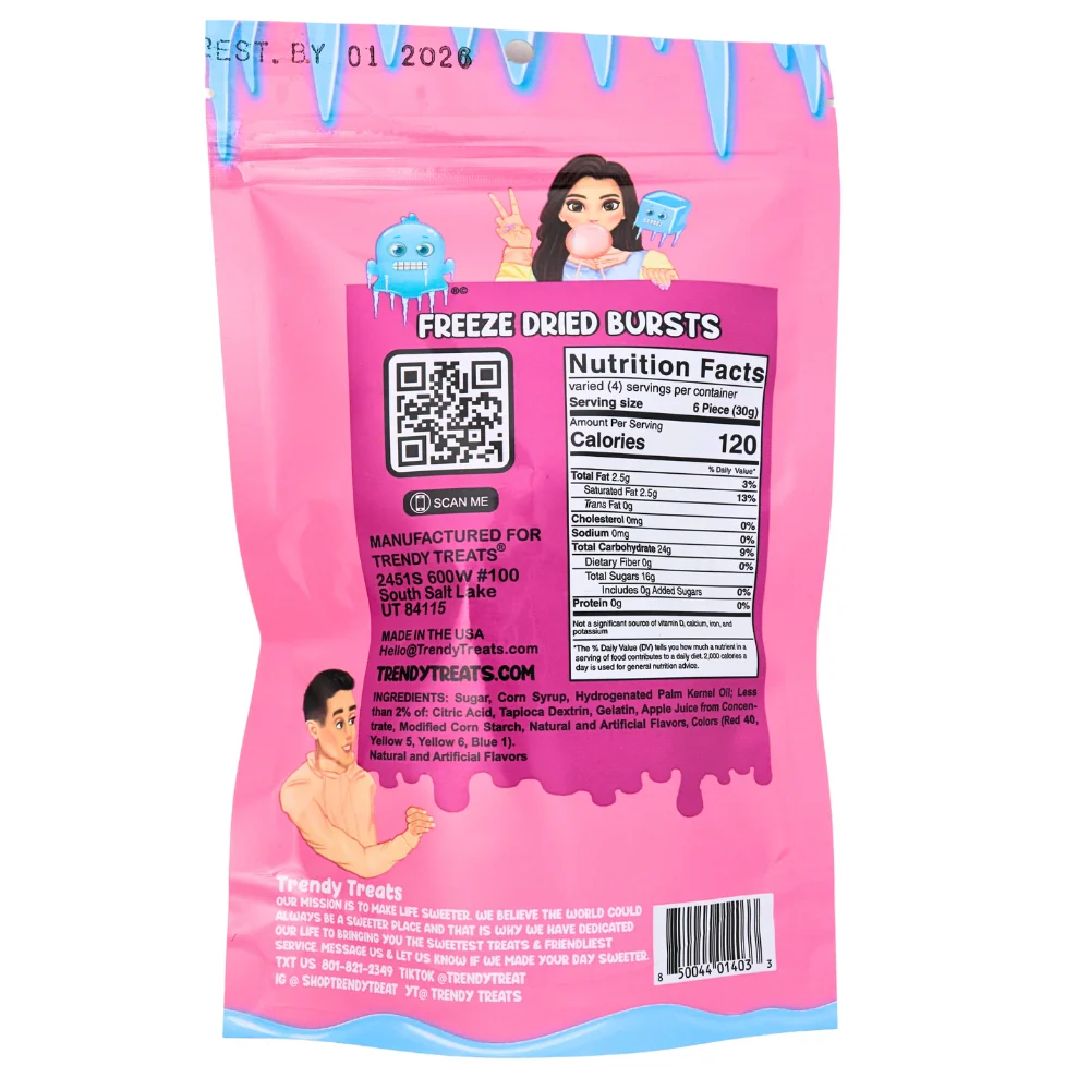 Trendy Treats Freeze Dried Starburst - 4oz - Image 2