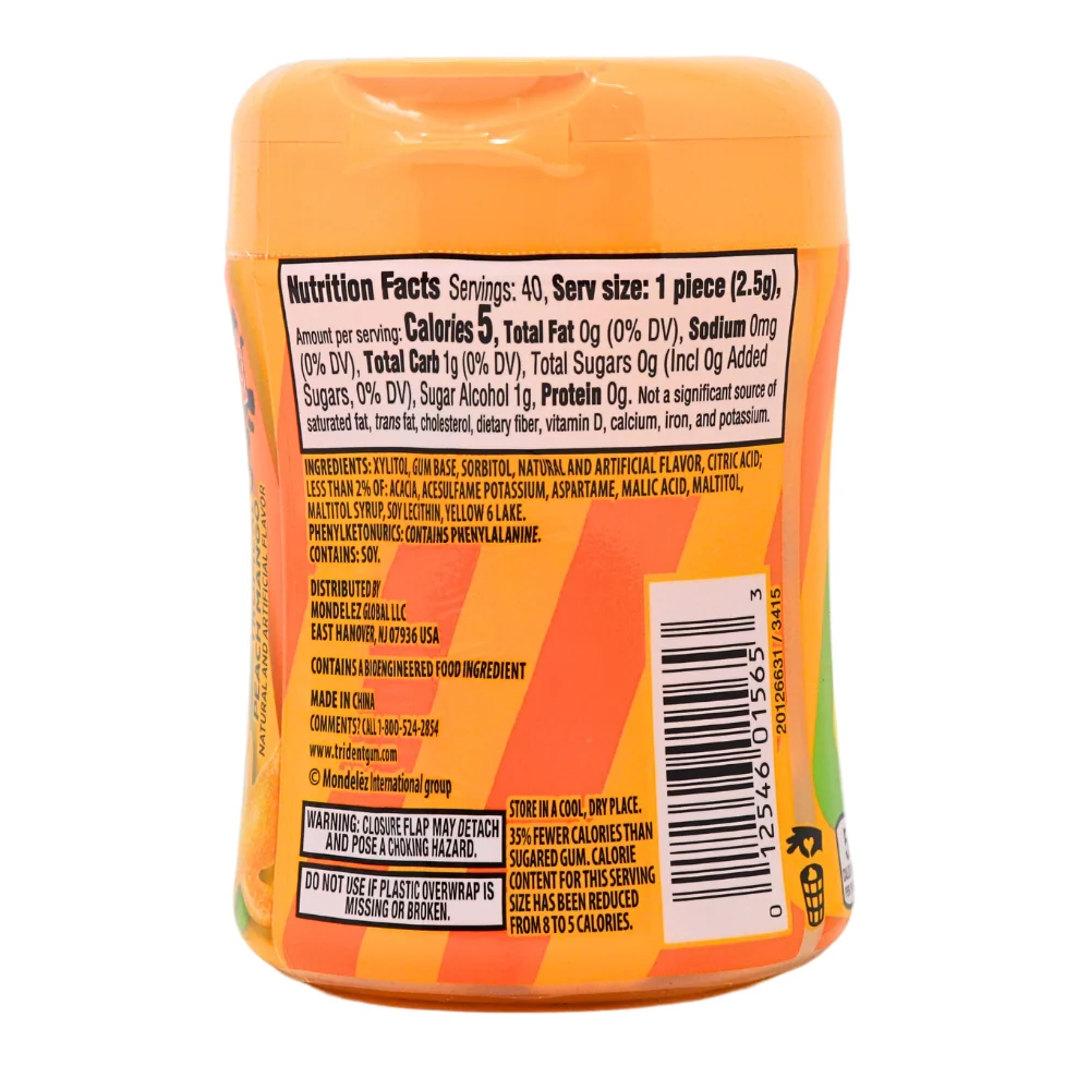 Trident Vibes Sour Patch Kids Peach Mango - 40pcs - Image 2