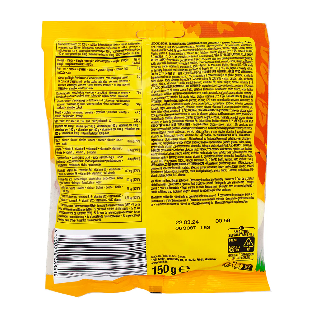 Trolli Pfiersich Ringe (Peach Ring) - 150g - Image 2