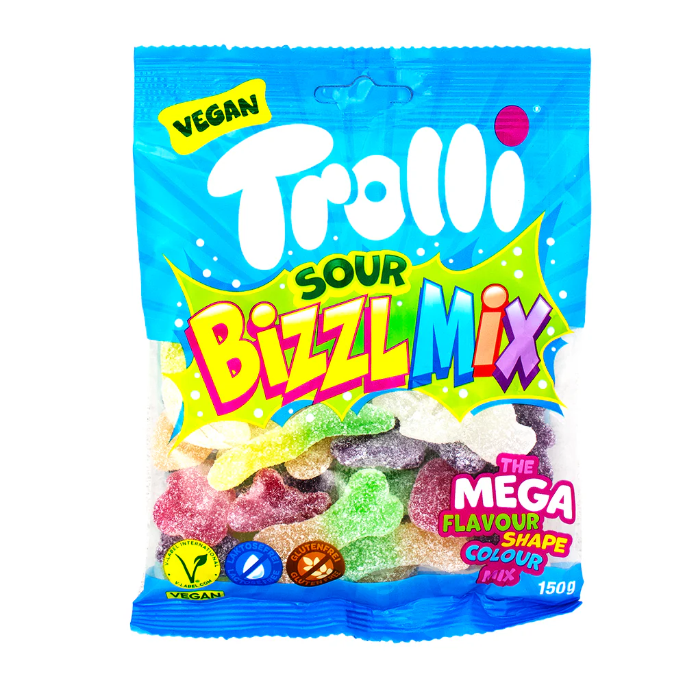 Trolli Sour Bizzl Mix (Germany) - 150g