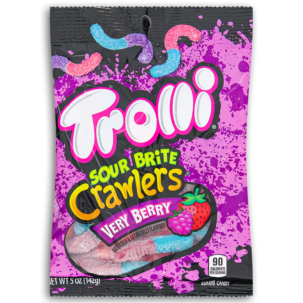 Trolli Sour Brite Crawlers Very Berry - Image 2