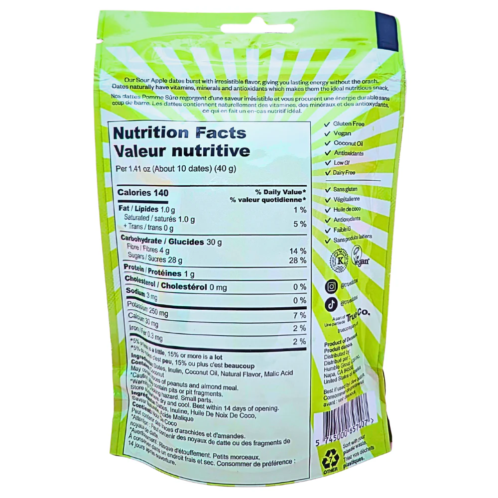 True Dates Sour Apple - 100g - Image 2