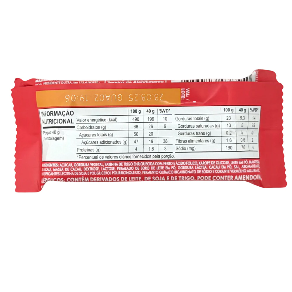 Twix Torta De Sabor Morango (Strawberry Pie) (Brazil) - 40g - Image 2