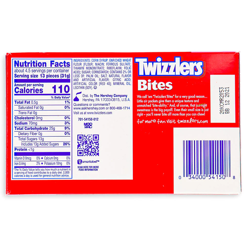 Twizzlers Bites Cherry Theater Pack - 5oz - Image 3