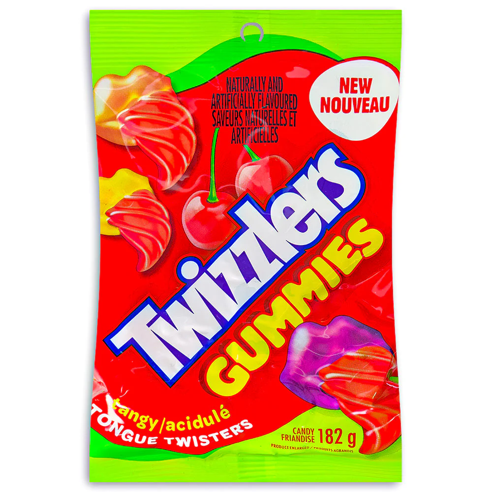 Twizzlers Gummies Tangy Tongue Twisters - 182g - Image 2