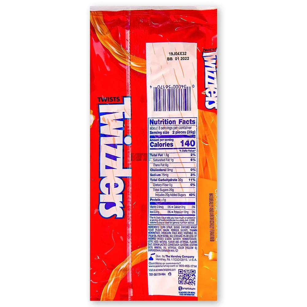 Twizzlers Orange Cream Pop - 11oz - Image 3