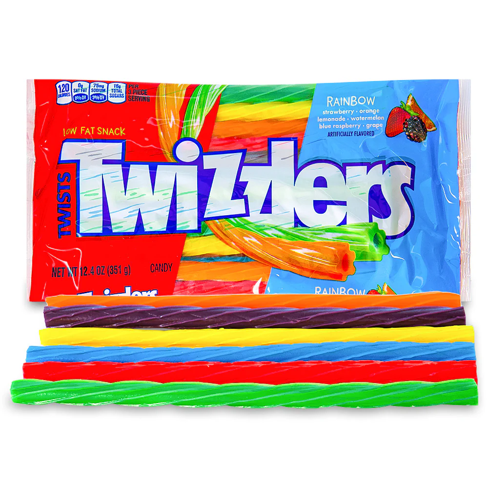 Twizzlers Twists Rainbow Candy - 12.4oz