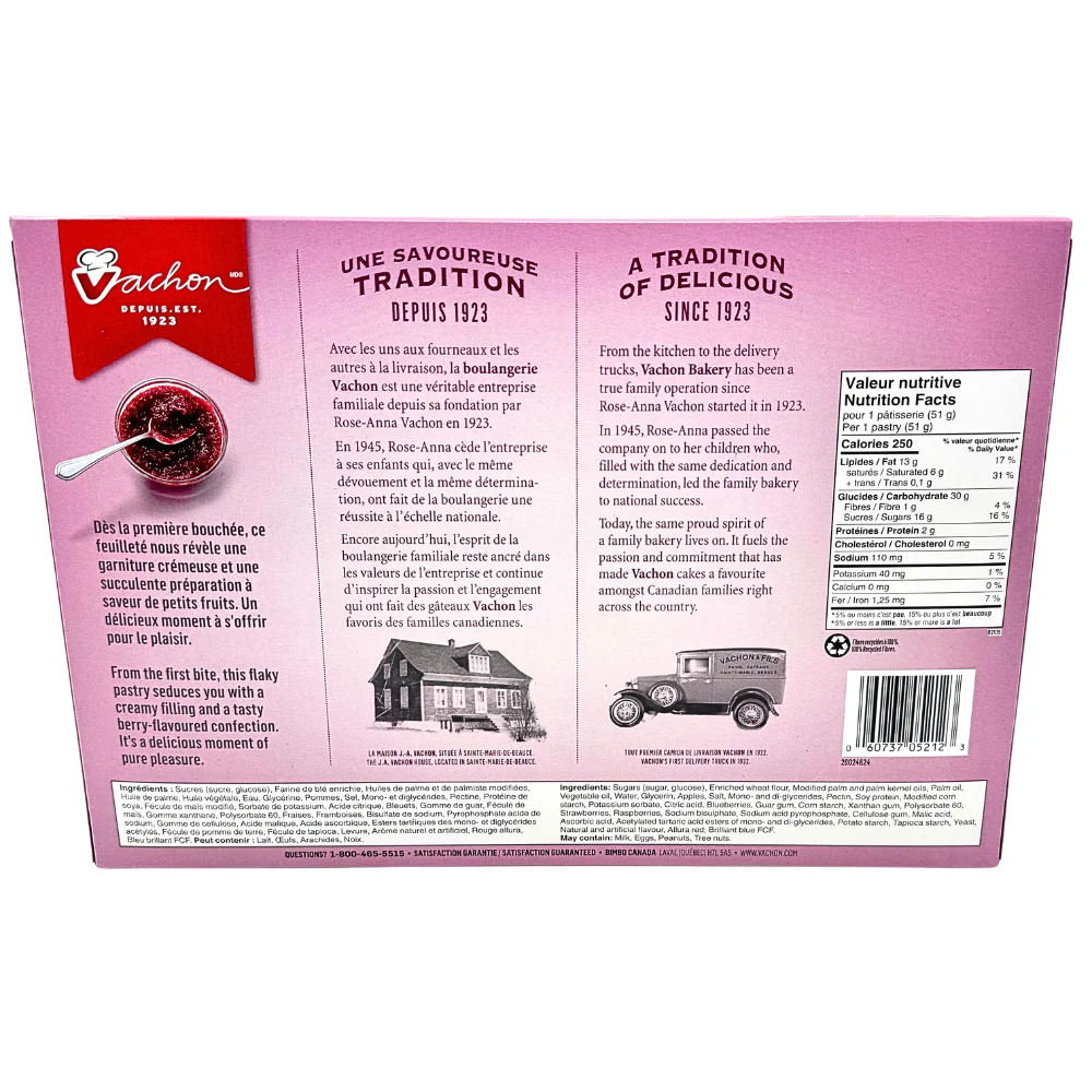 Vachon Maple Passion Flakie Three Fruits 6 Pack - 305g - Image 2