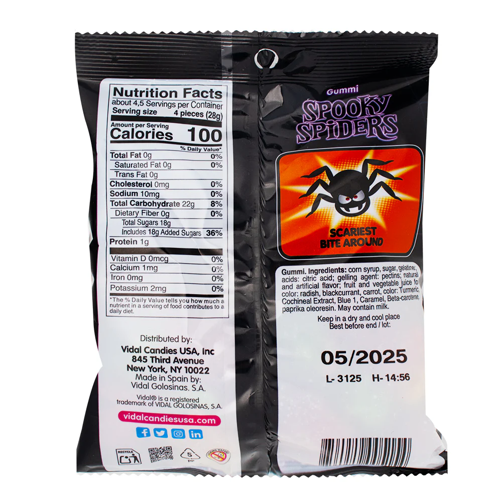 Vidal Spooky Spiders - 4.5oz - Image 2