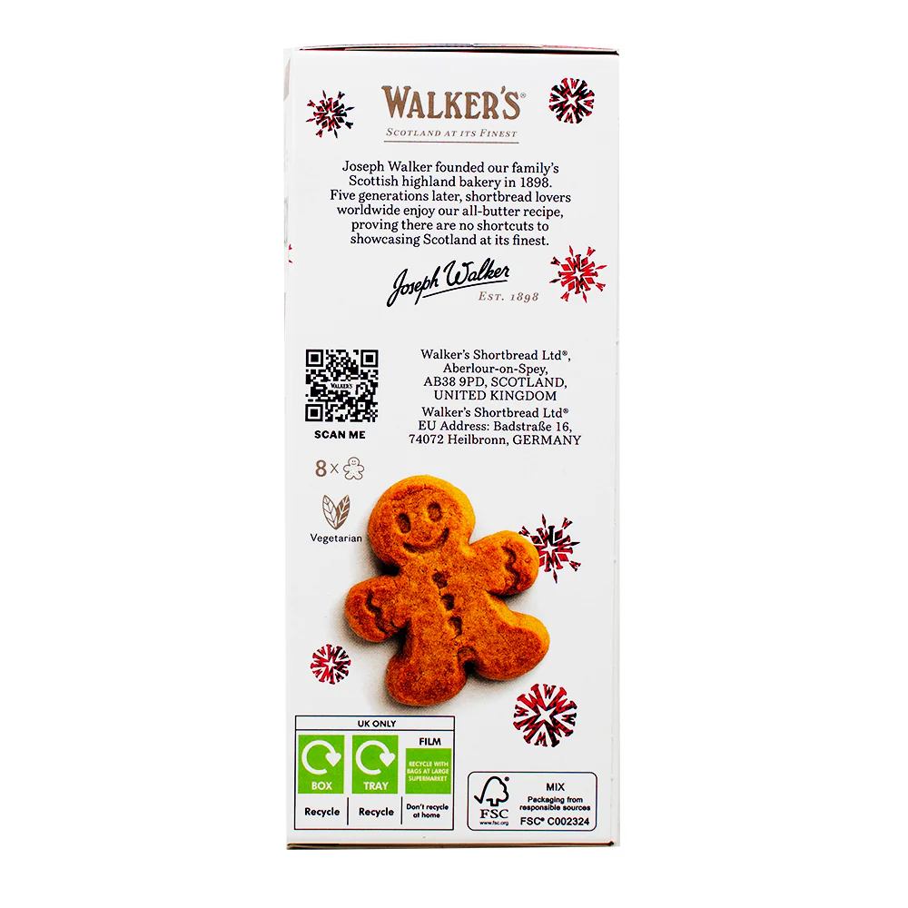 Walker's Shortbread Gingerbread Men - 125g - Image 3