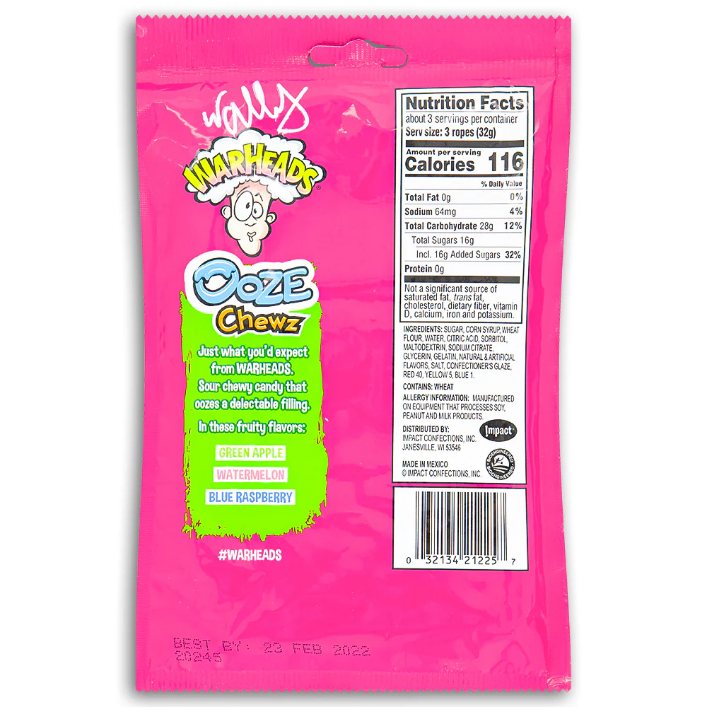 Warheads Ooze Chewz Ropes - 3oz - Image 3