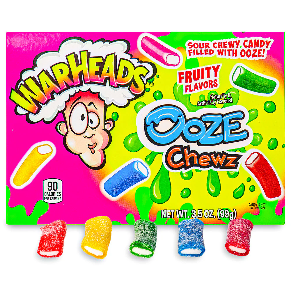 Warheads Ooze Chewz Theater Box - 3.5oz