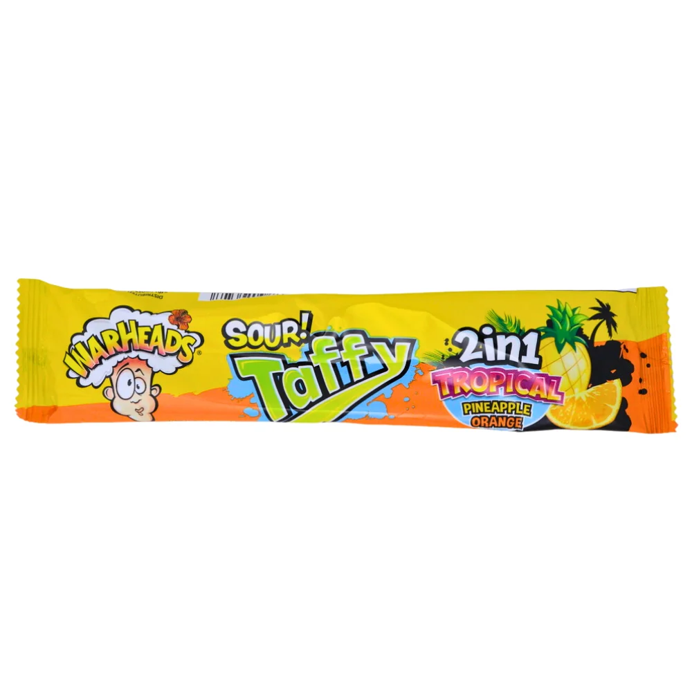 Warheads Sour Tropical Taffy 2in1 - 1.49oz - Image 2