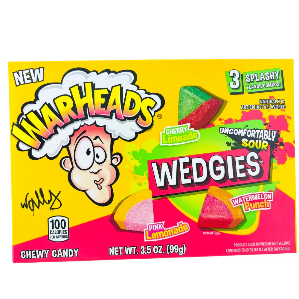 Warheads Wedgies Theater Box - 3.5oz