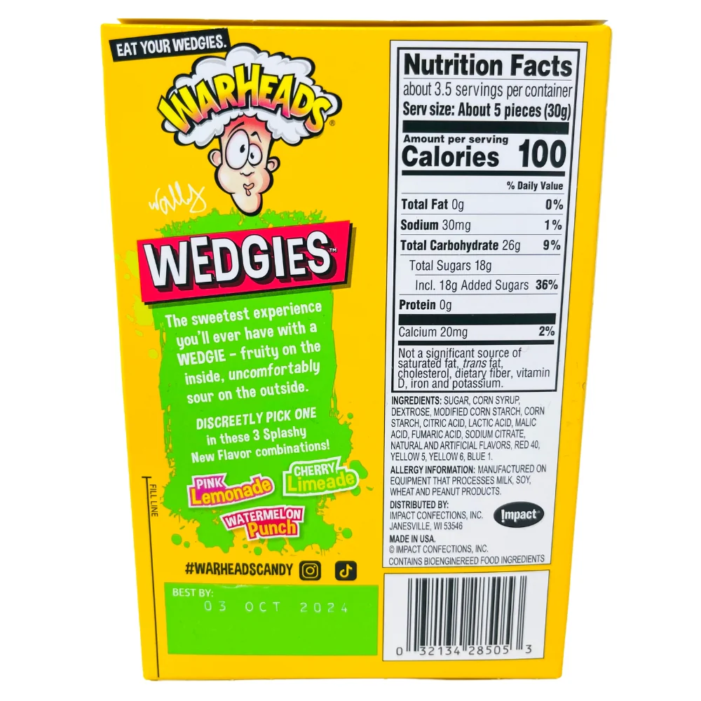 Warheads Wedgies Theater Box - 3.5oz - Image 2