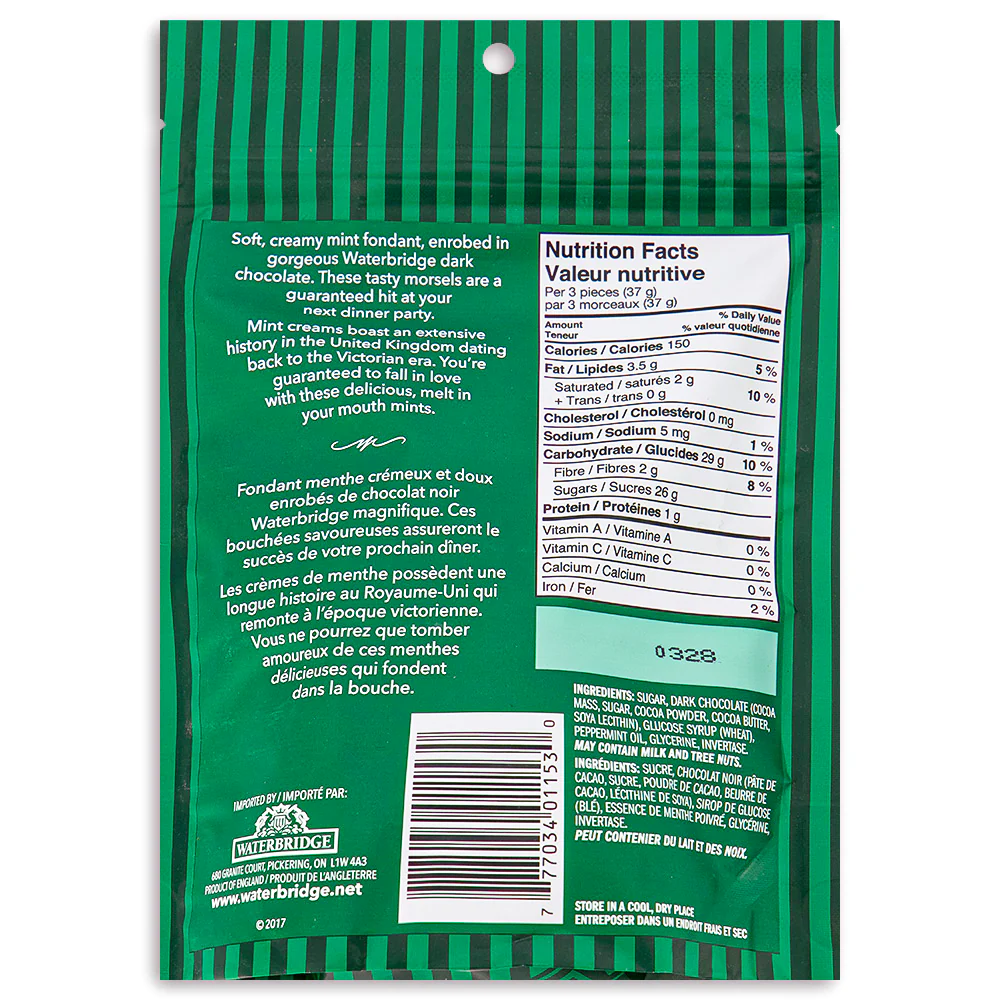 Waterbridge Just Mint Dark Mint Cream Candy - 180g - Image 3