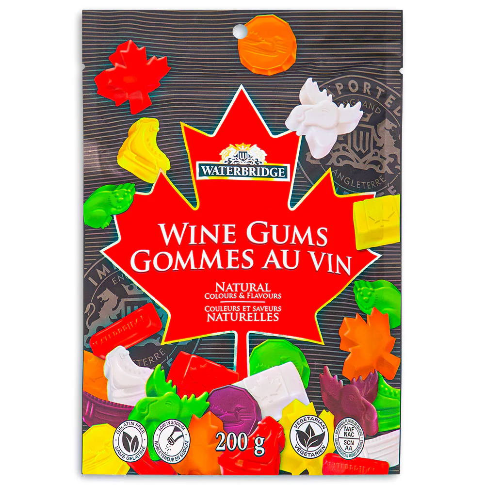Waterbridge Wine Gums Canadian Mix - 200 g - Image 2