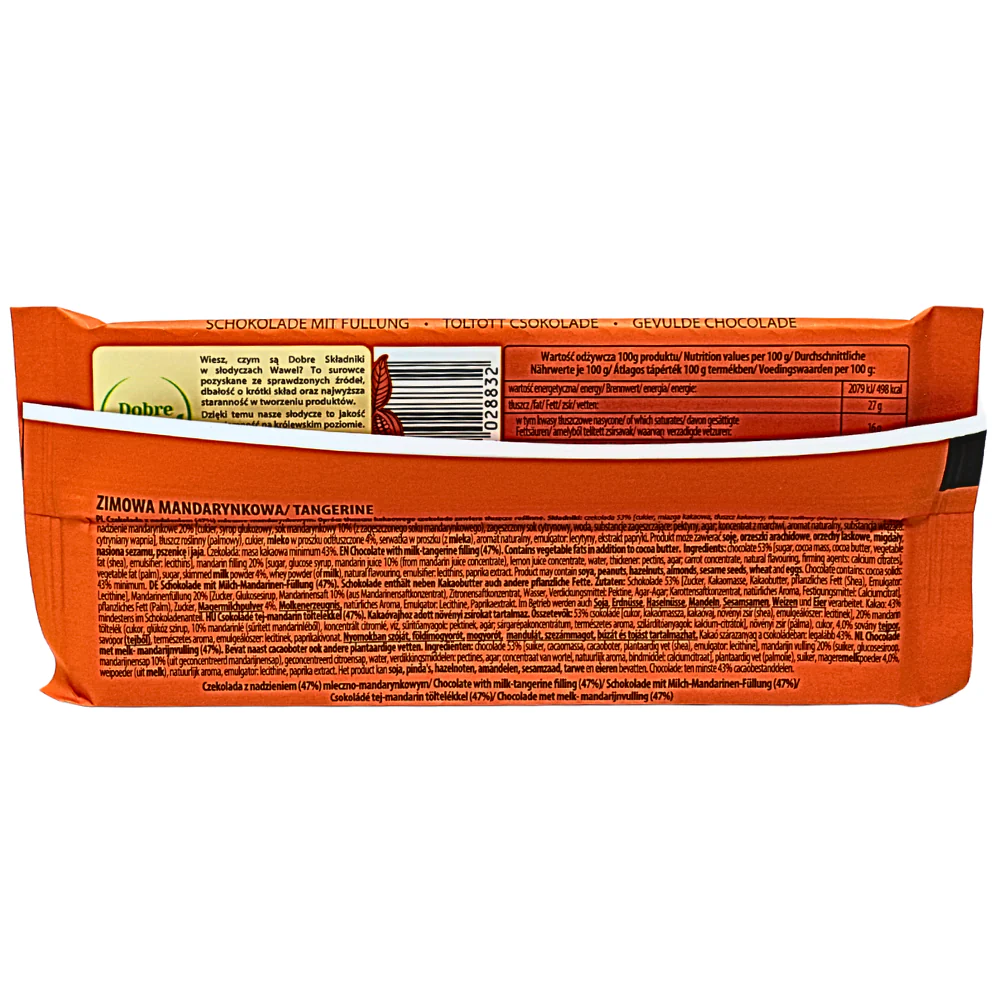 Wawel Tangerine Filled Chocolate (Poland) - 90g - Image 3