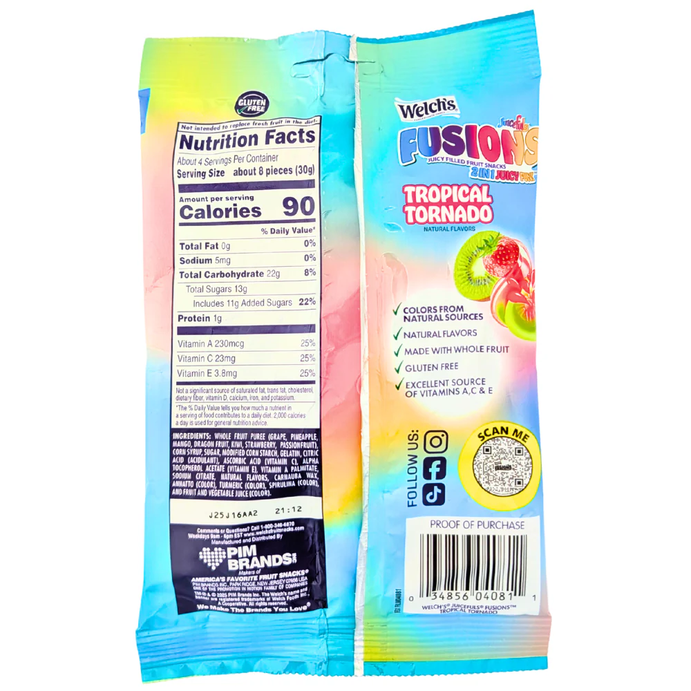 Welch's Fusions Tropical Tornado - 4oz - Image 2