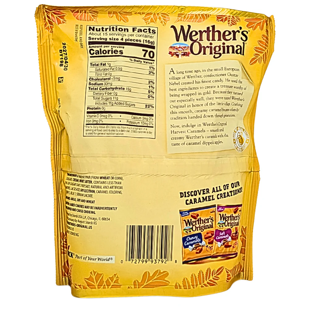 Werther's Original Caramel Apple Hard Candies - 8.5oz - Image 2