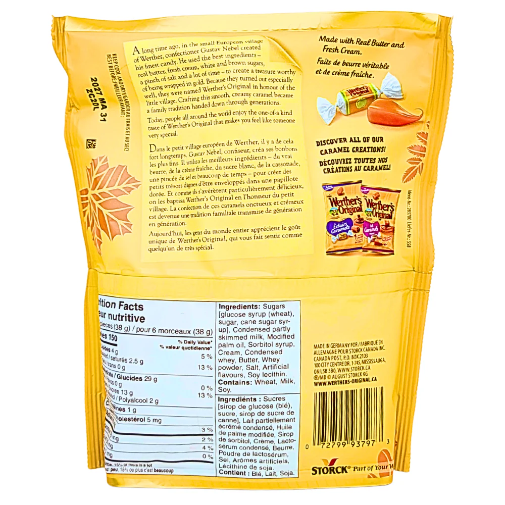 Werther's Original Caramel Apple Soft Caramels - 250g - Image 2