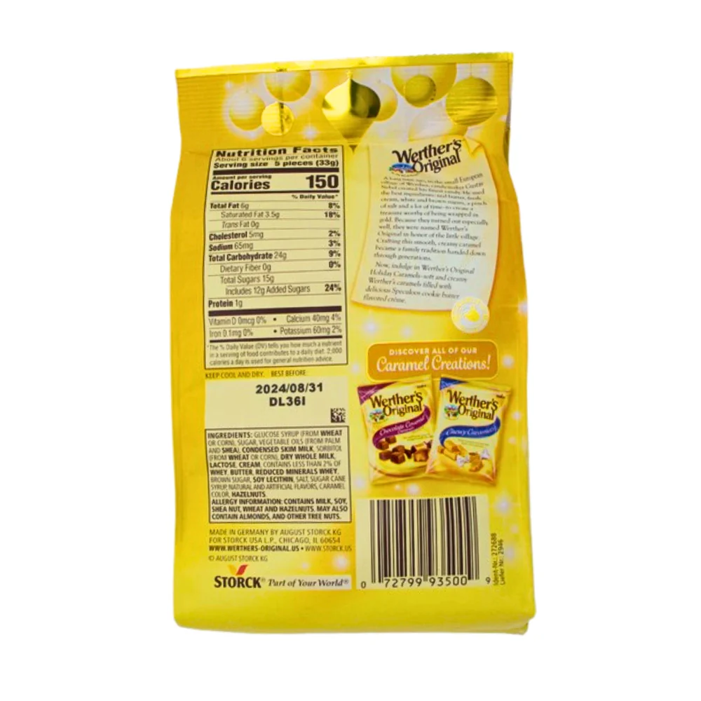 Werther's Original Cookie Butter Creme Chewy Caramels - 7.4oz - Image 2