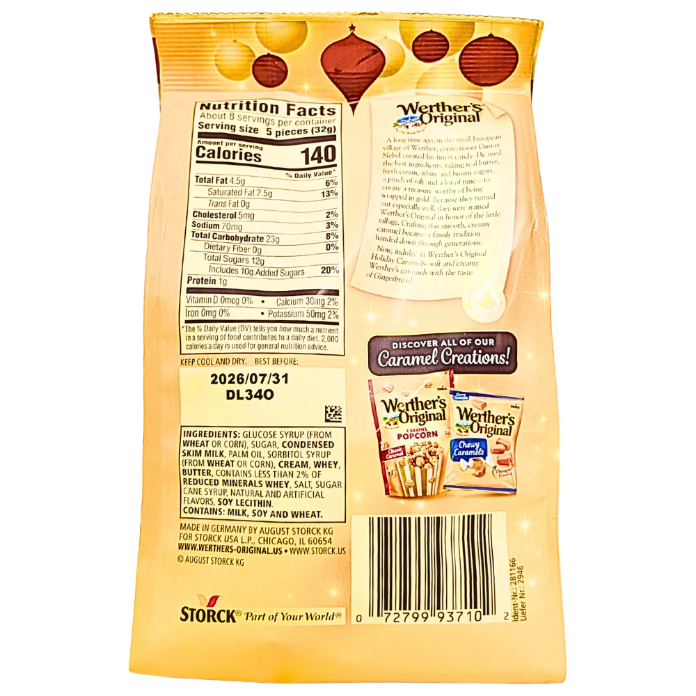 Werther's Original Gingerbread Soft Caramels - 8.57oz - Image 2