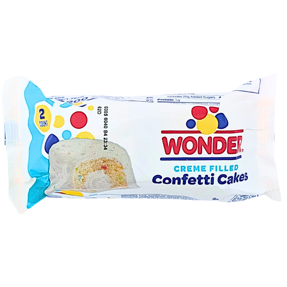 Wonder Creme Filled Confetti Cakes 2ct - 3.5oz