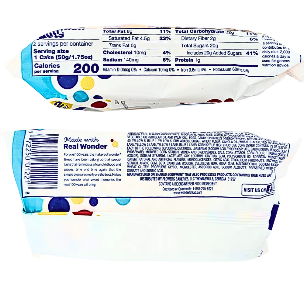 Wonder Creme Filled Confetti Cakes 2ct - 3.5oz - Image 2