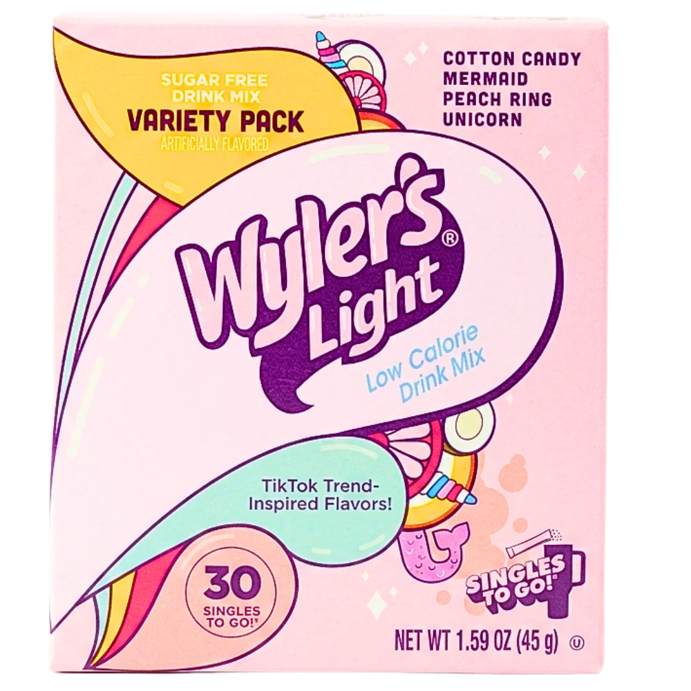 Wyler's Light Drink Mix Variety Pack (30 Singles To Go) - Pink