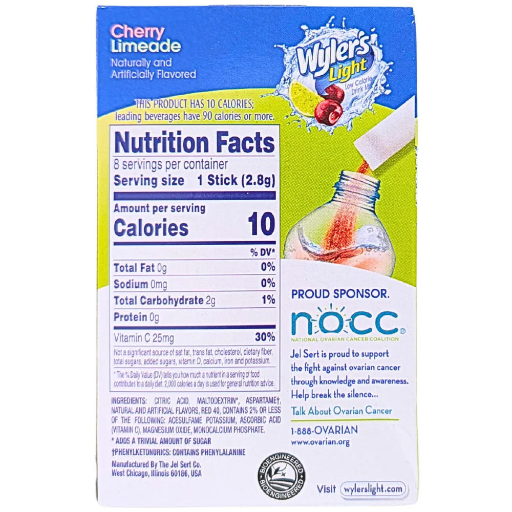 Wyler's Light Singles To Go Drink Mix Cherry Limeade - Image 2
