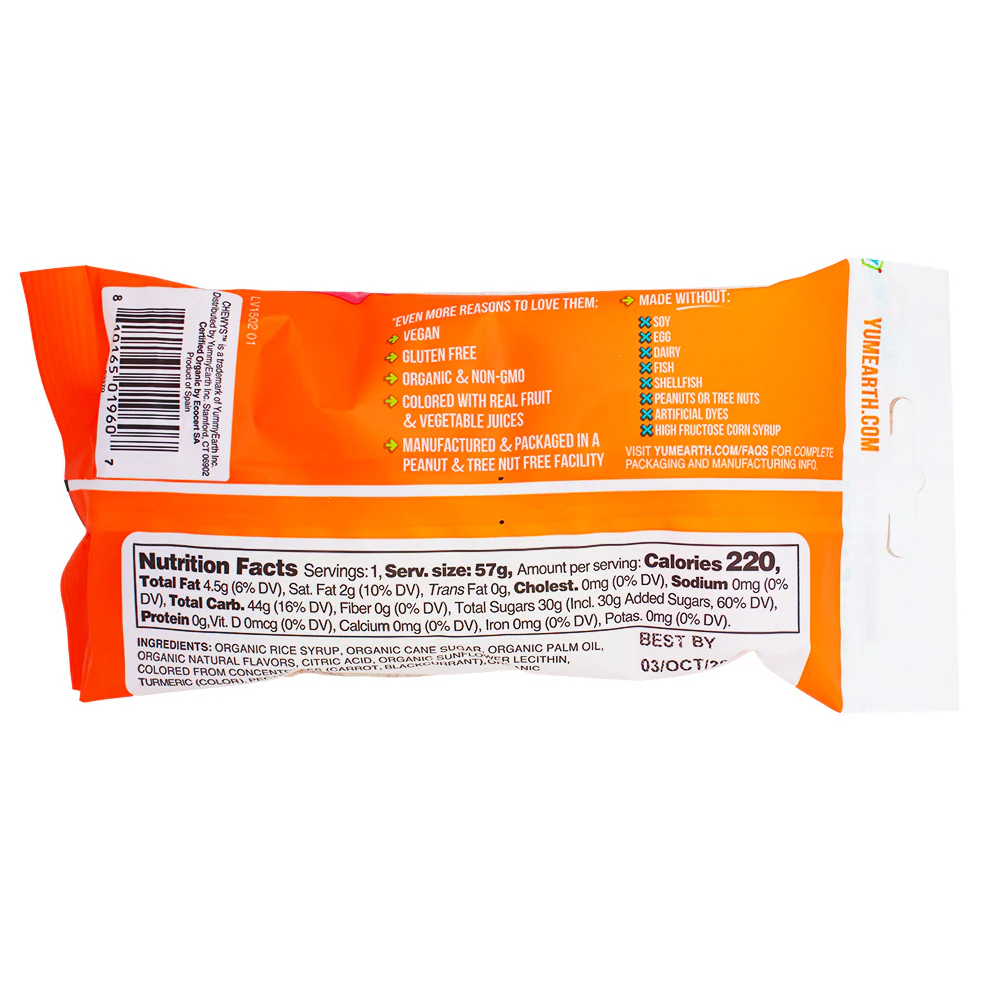 YumEarth Organic Chewys - 2oz - Image 2