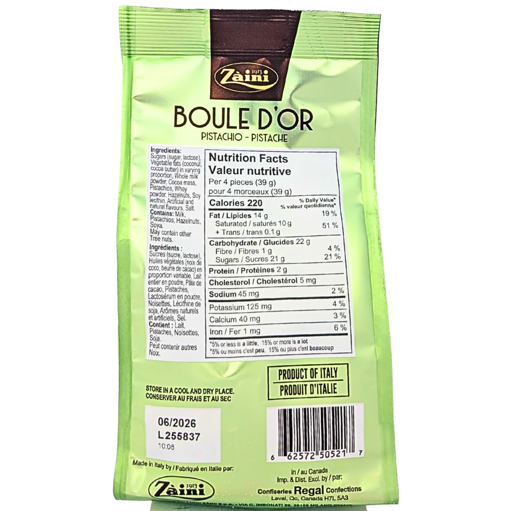 Zaini Boule D'OR Pistachio - 144g - Image 2