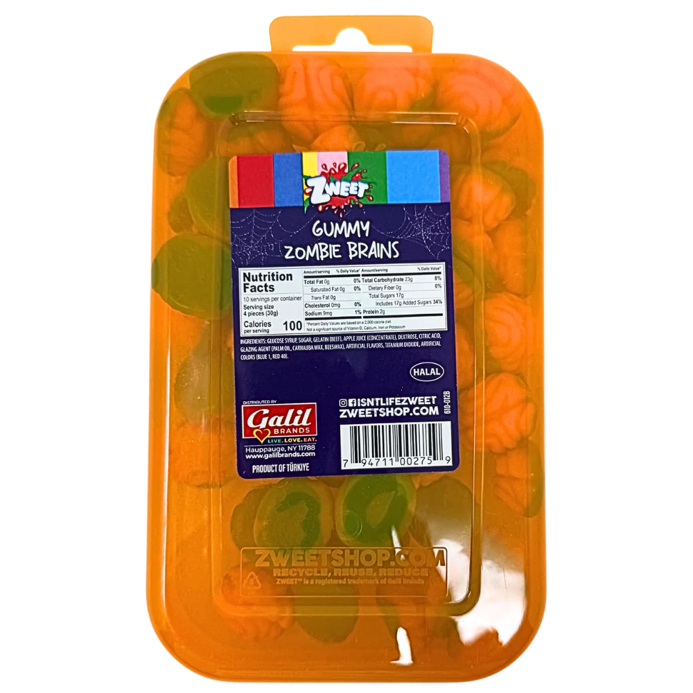 Zweet Gummies Zombie Brains - 10oz - Image 2
