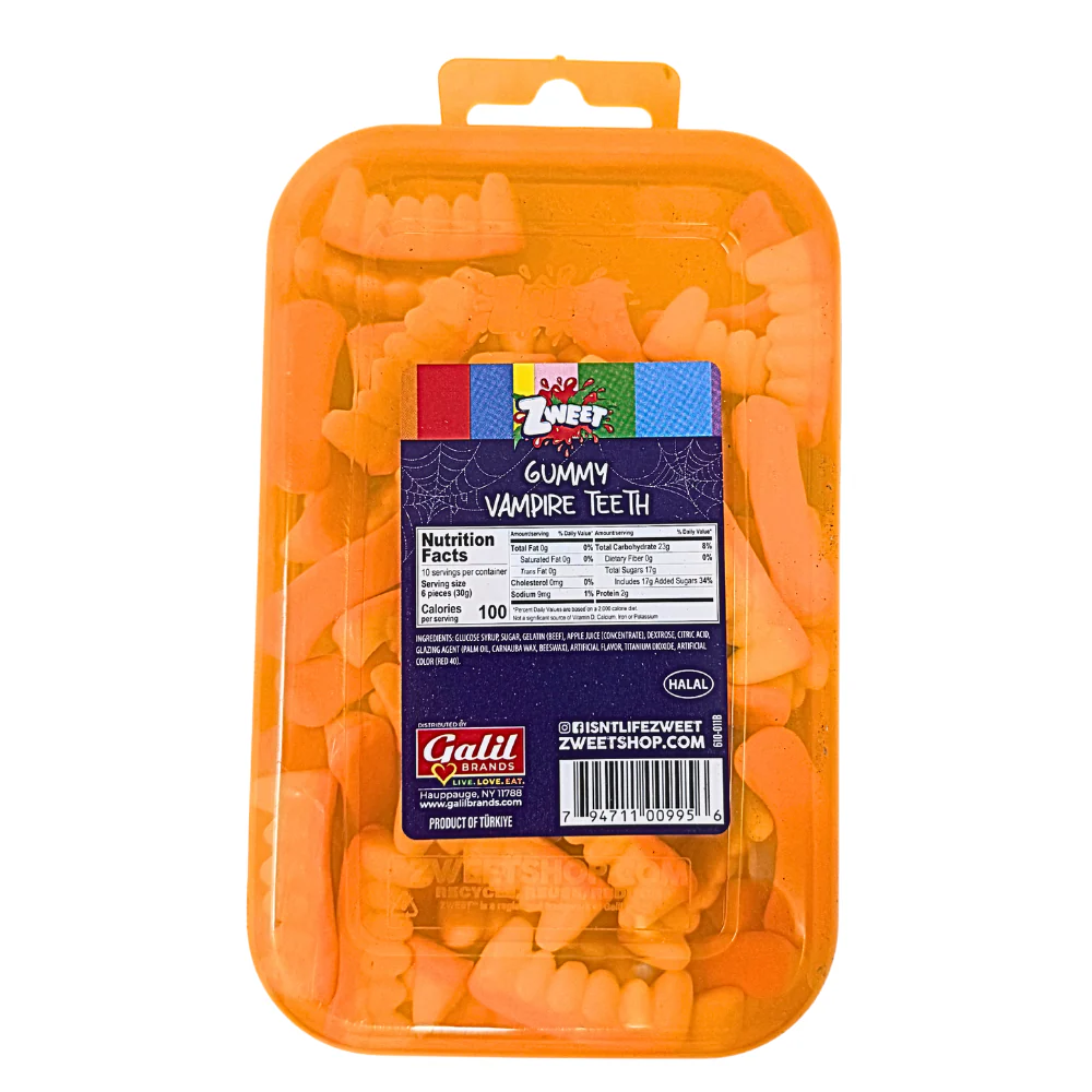 Zweet Gummies Vampire Teeth - 10oz - Image 2